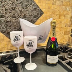 2 Goblets and Ice Bucket